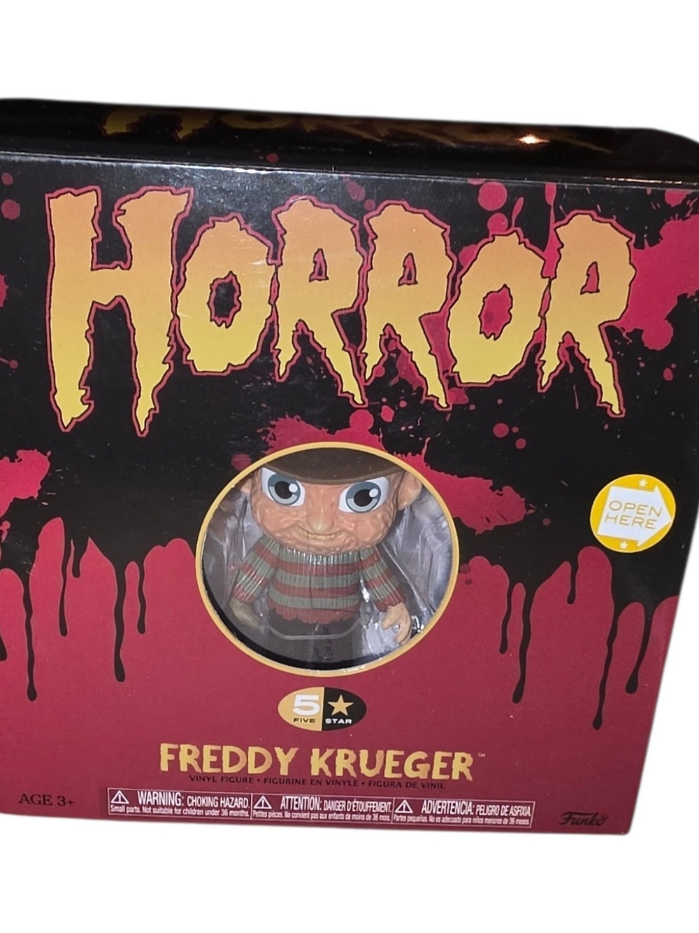 Funko 5 Star A Nightmare on Elm Street Freddy Krueger Vinyl Figure 2018 Boxed